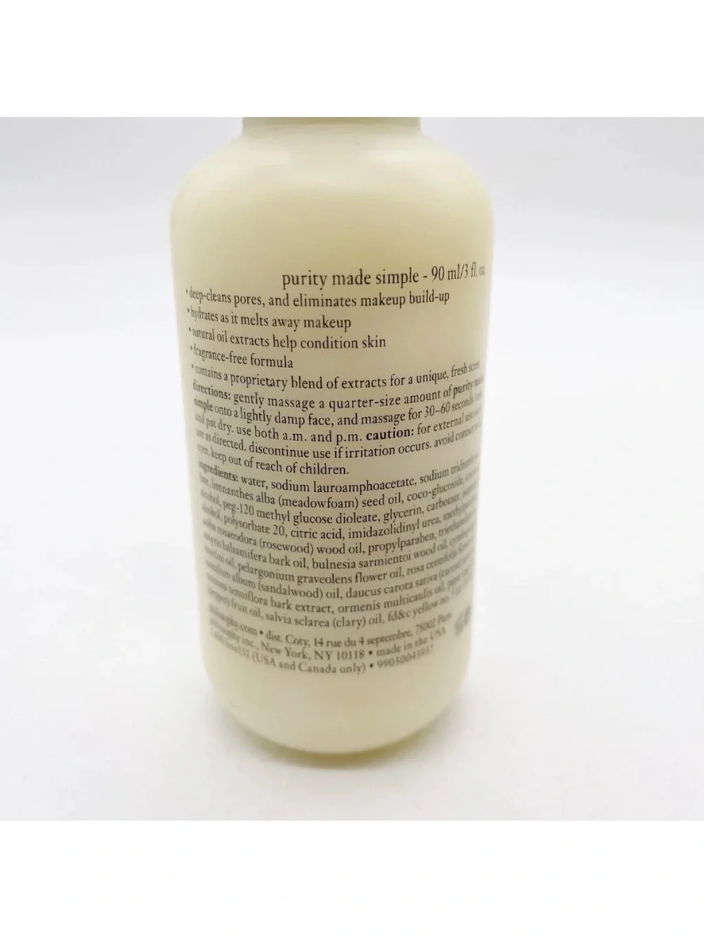 philosophy Purity Made Simple One-Step Facial Cleanser.